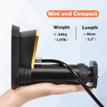 Portable Foldable Mini Foot Air Pump with Pressure Gauge - Image 4