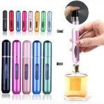 (3 Pcs) 5ml Portable Mini Refillable Perfume Bottle - Aluminium Body - Image 3