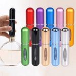 (3 Pcs) 5ml Portable Mini Refillable Perfume Bottle - Aluminium Body - Image 2