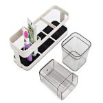 2 Cups With 1 Toothbrush Holder Stand Toothpaste Storage - Image 2