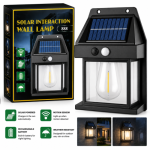 Bulbs LED Solar Motion Interaction Wall Lamp.